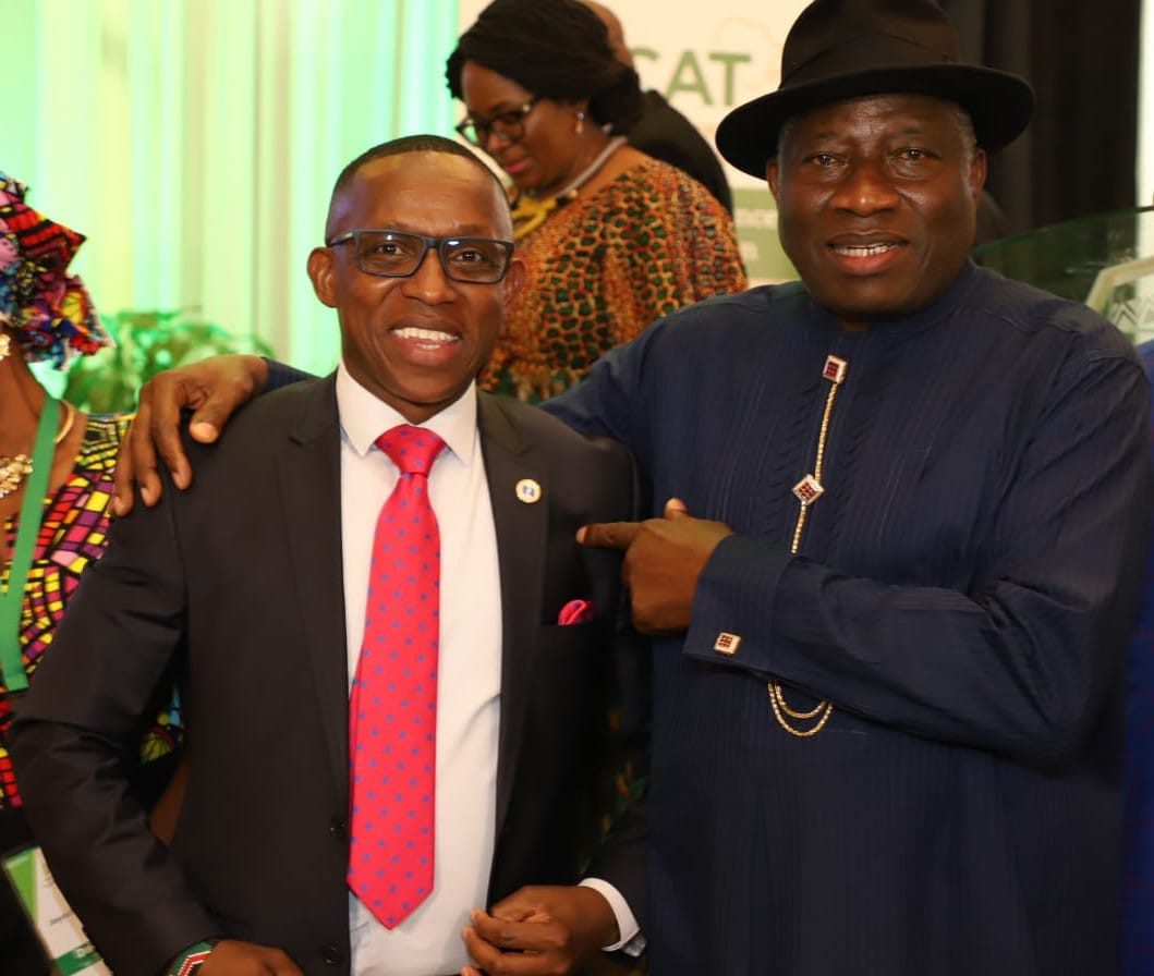 With his excellency, Dr. Goodluck Jonathan