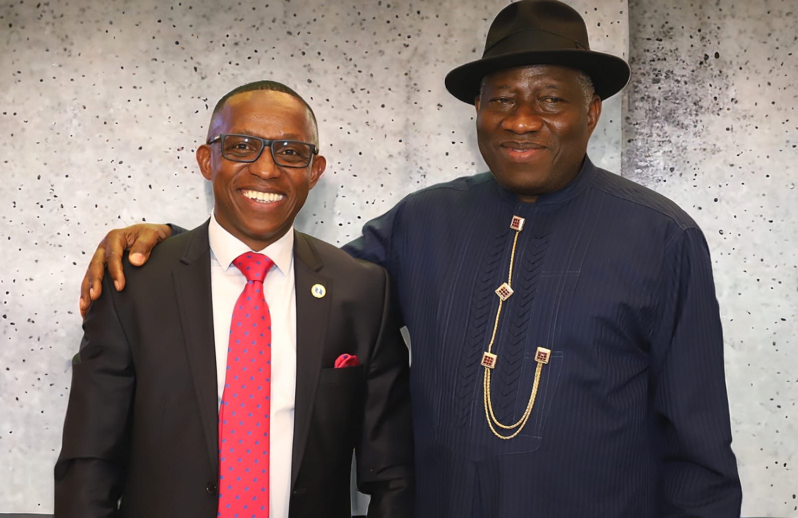 With his excellency, Dr. Goodluck Jonathan