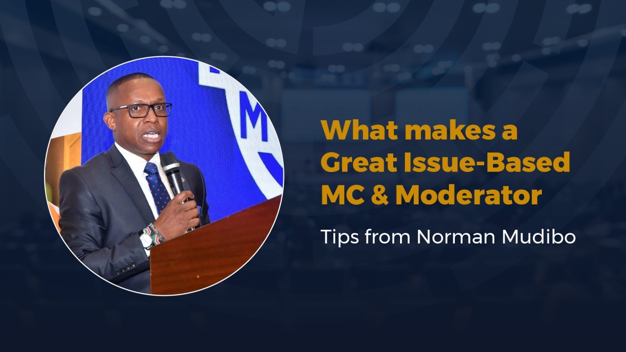 What Makes a Great Issue-Based MC & Moderator: Tips from Experience